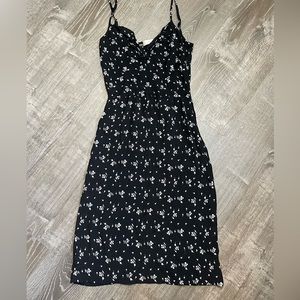 Cameo black floral dress